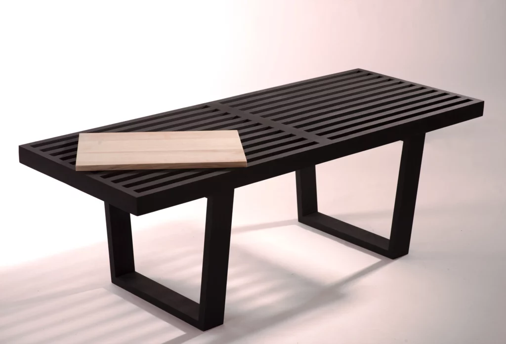 czarna lawka 122cm dluga 5