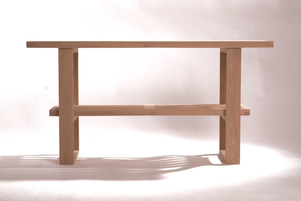 bench double top slatted 2