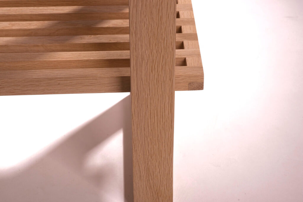 bench double top slatted 9